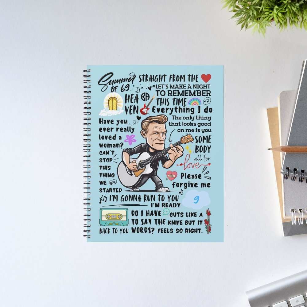 bryan adams everything i doodle notebook notepad diary buy online india the banyan tee tbt unruled