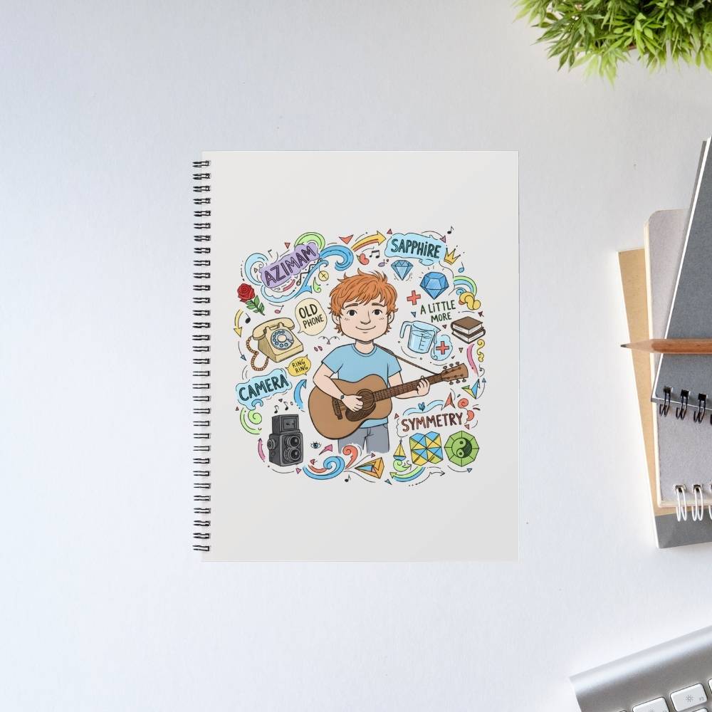 ed sheeran gingerverse notebook notepad diary buy online india the banyan tee tbt unruled 