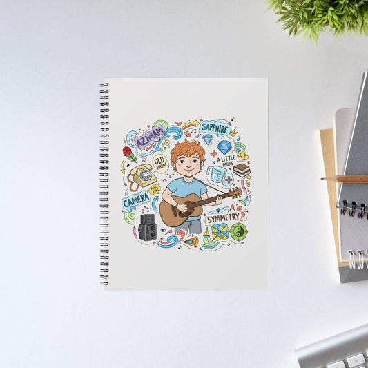 ed sheeran gingerverse notebook notepad diary buy online india the banyan tee tbt unruled 