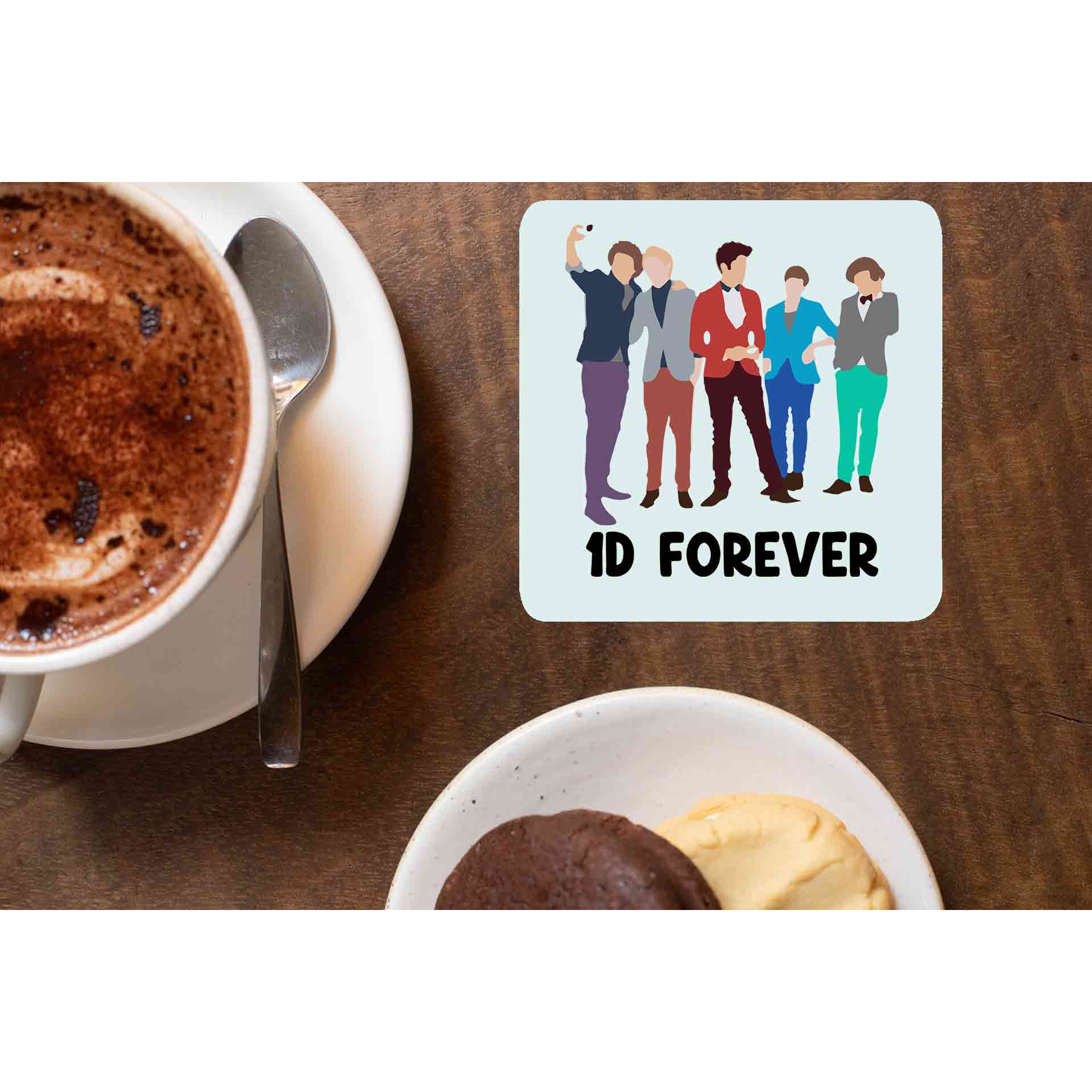 one direction 1d forever coasters wooden table cups indian music band buy online india the banyan tee tbt men women girls boys unisex