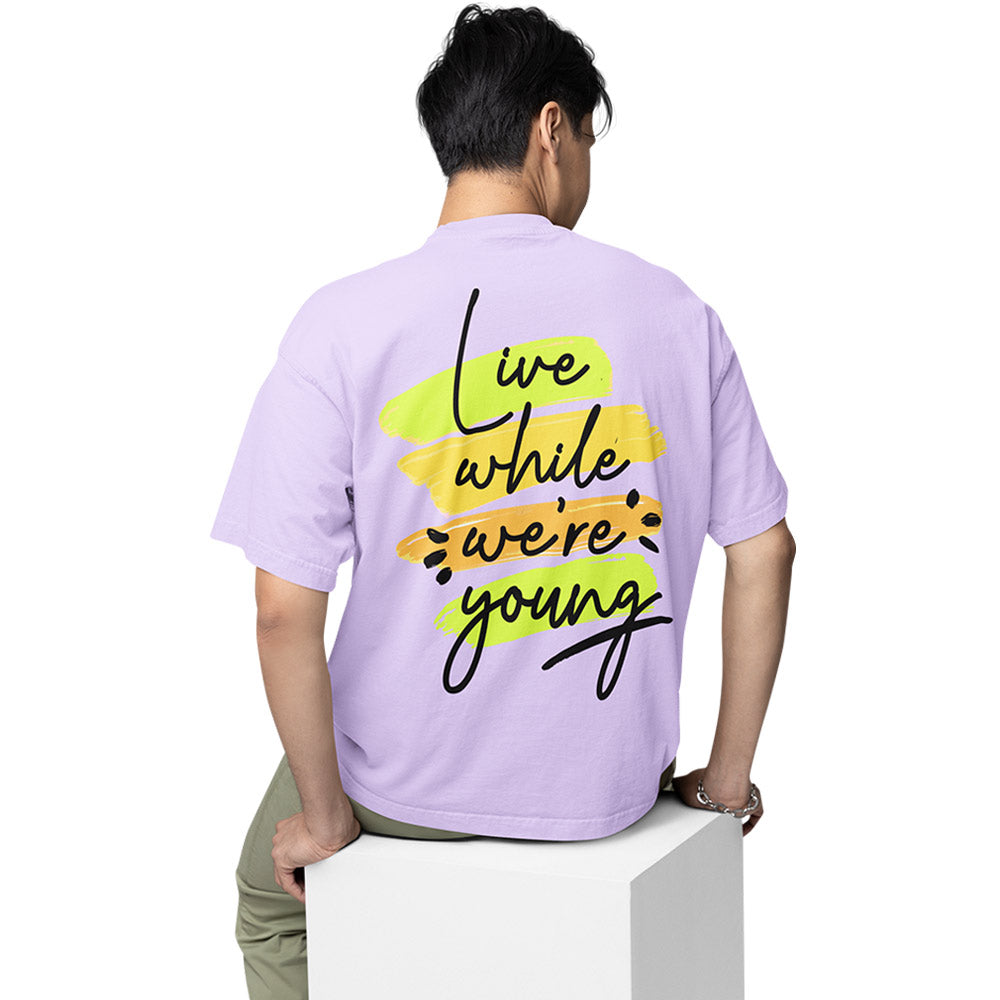 one direction oversized t shirt - live while we're young music t-shirt lavender buy online india the banyan tee tbt men women girls boys unisex