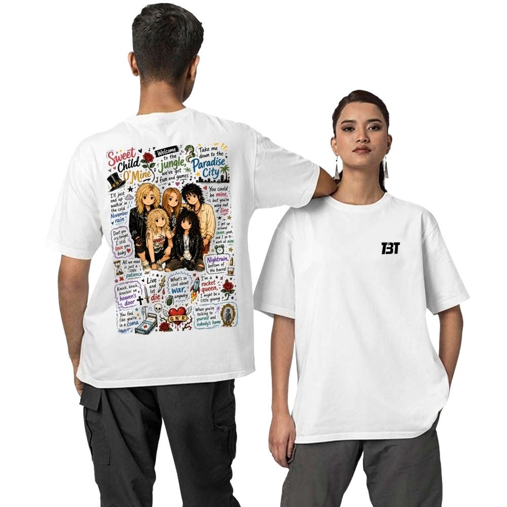 Oversized T shirt - Appetite For Doodles
