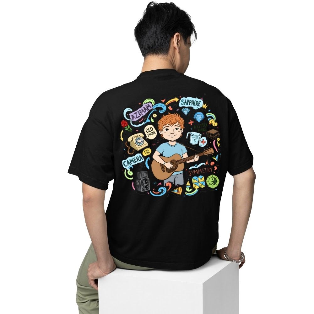 ed sheeran gingerverse oversized t shirt 