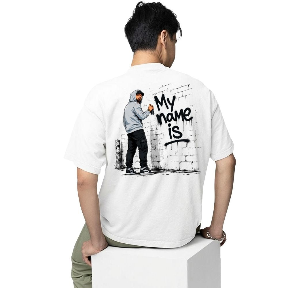 eminem my name is oversized t shirt 