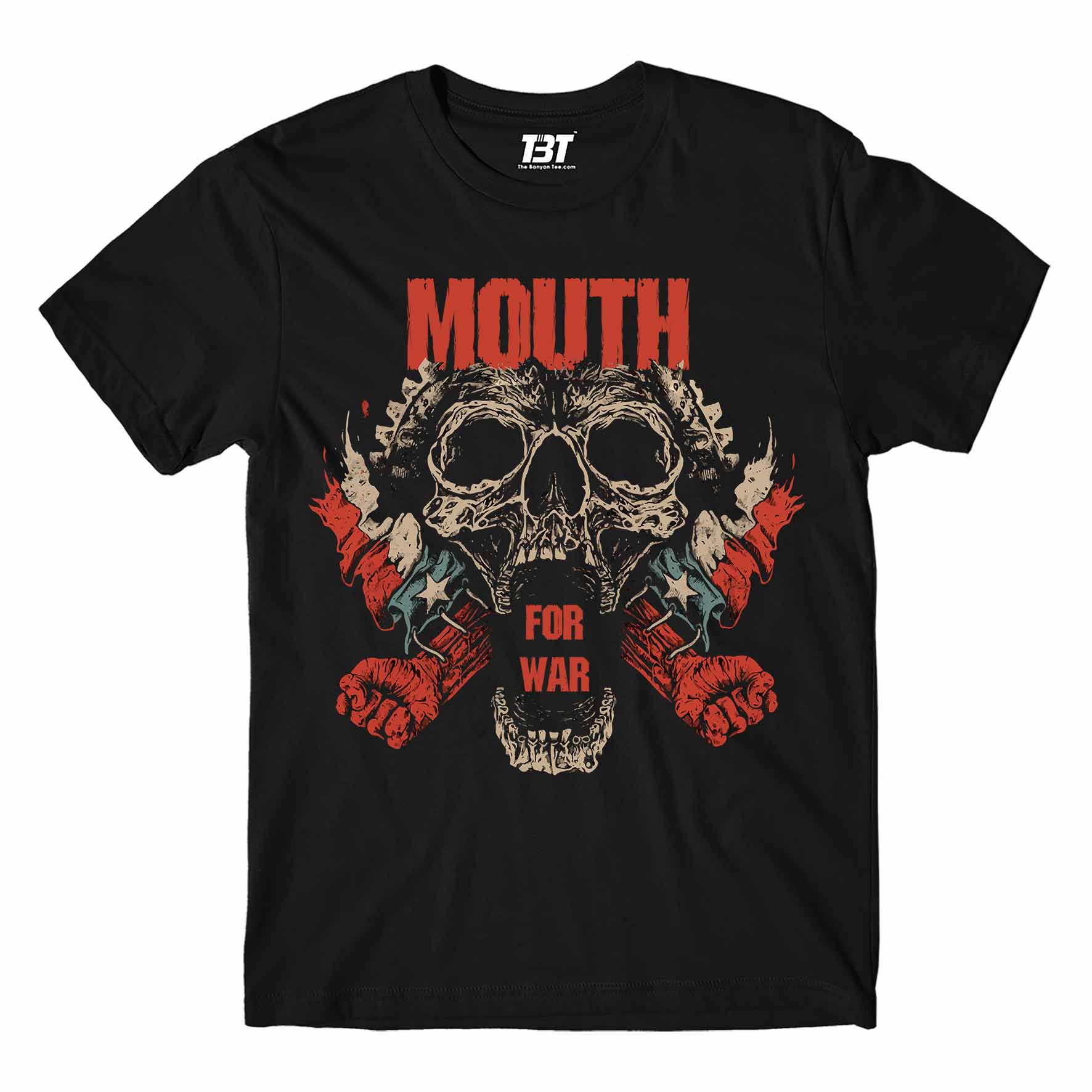 pantera mouth for war t-shirt music band buy online india the banyan tee tbt men women girls boys unisex black