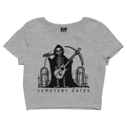 pantera cemetery gates crop top music band buy online india the banyan tee tbt men women girls boys unisex gray