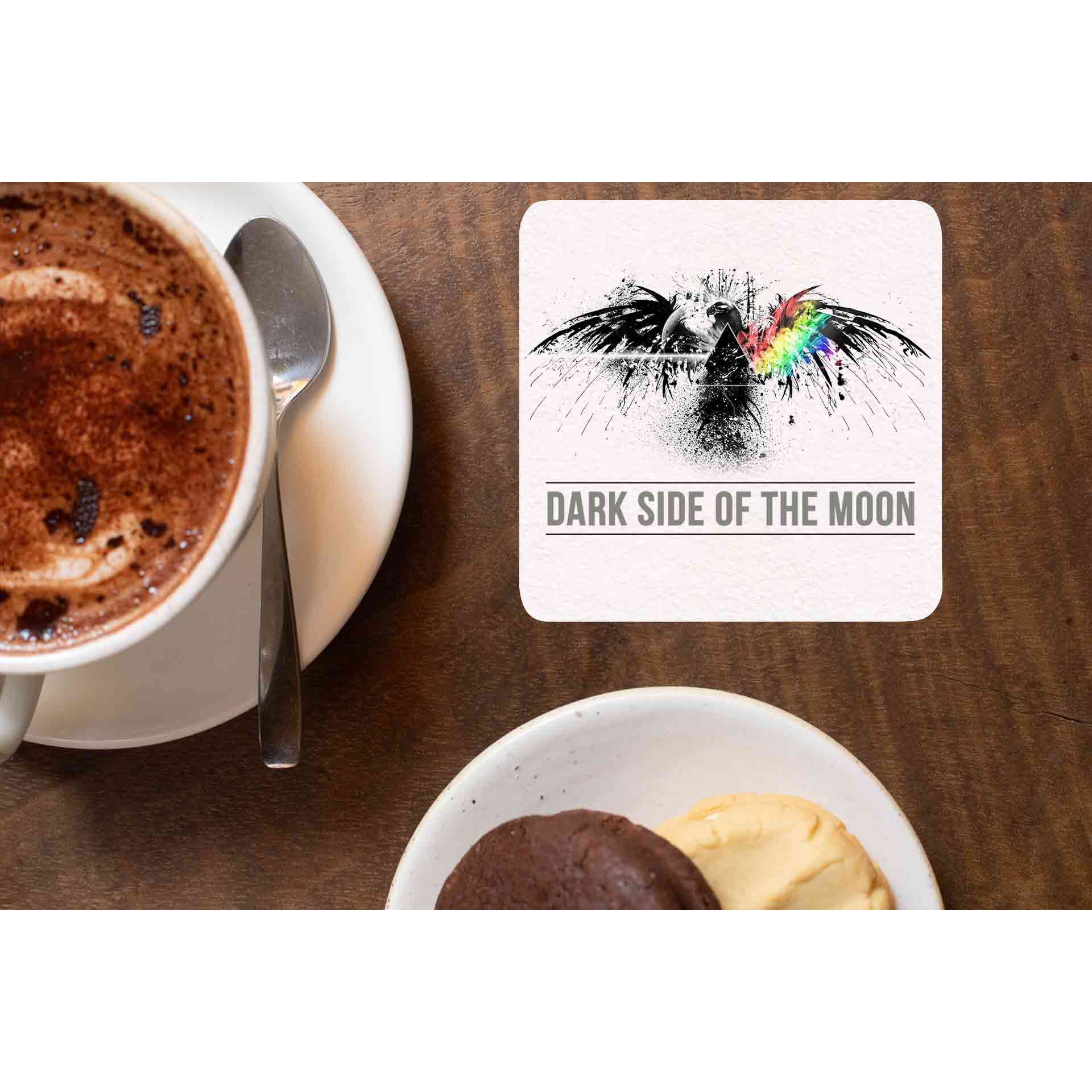 Dark Side Of The Moon Pink Floyd Coaster Coasters The Banyan Tee TBT wooden online indian table set of 6