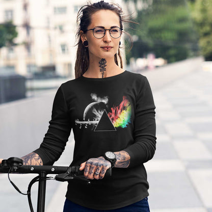 Dark Side Of The Moon Pink Floyd The Banyan Tee Full Sleeves Long Sleeve for men girl combo under 200 best brand T-shirt - The Banyan Tee TBT