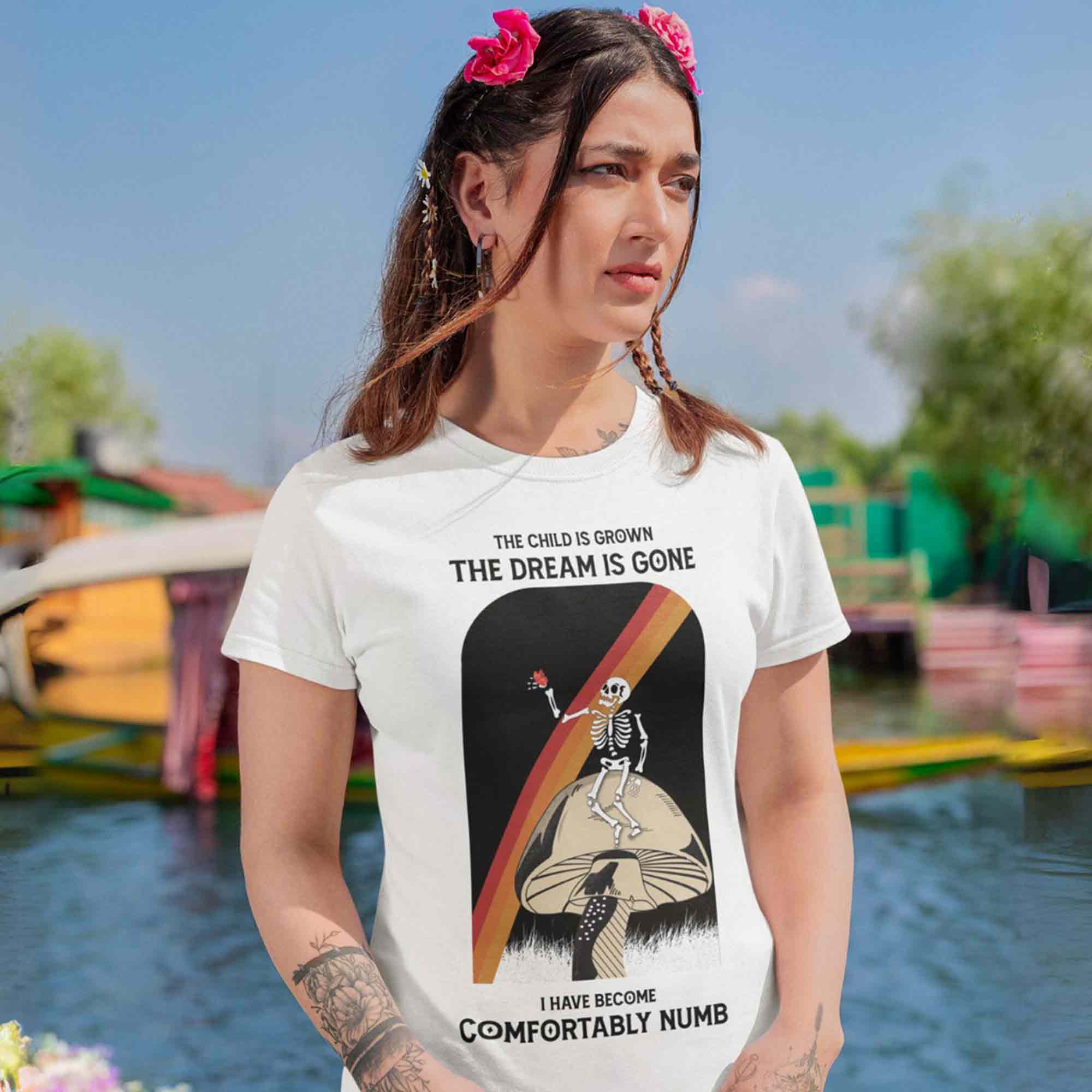 Comfortably numb t shirt sale