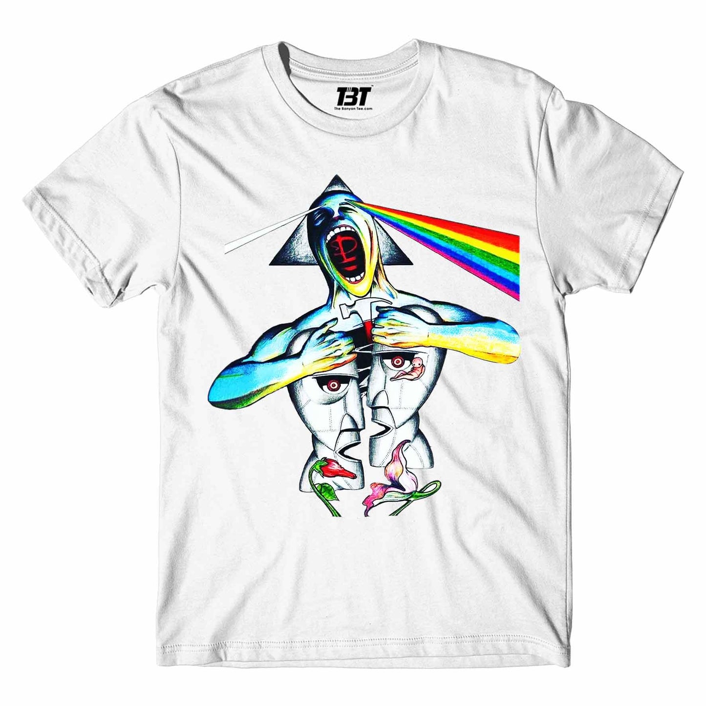 The Amalgamation Scream Division Bell Dark Side Of The Moon Pink Floyd T-shirt T-shirt The Banyan Tee TBT sports mens india full meesho women boys flipkart