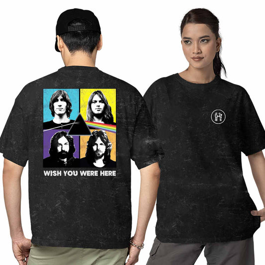 pink floyd oversized t shirt - wish they were here music t-shirt black buy online india the banyan tee tbt men women girls boys unisex