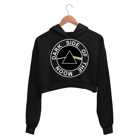 Pink Floyd Crop Hoodie - Dark Side Of The Moon Crop Hooded Sweatshirt for Women The Banyan Tee TBT hoodie girls teenage cute bust cropped