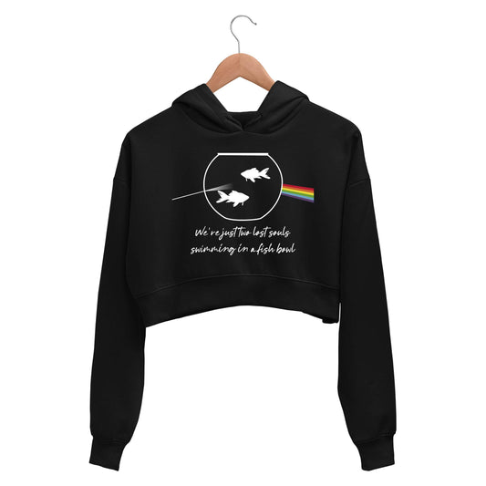 Pink Floyd Crop Hoodie - Wish You Were Here Crop Hooded Sweatshirt for Women The Banyan Tee TBT hoodie girls teenage cute bust cropped