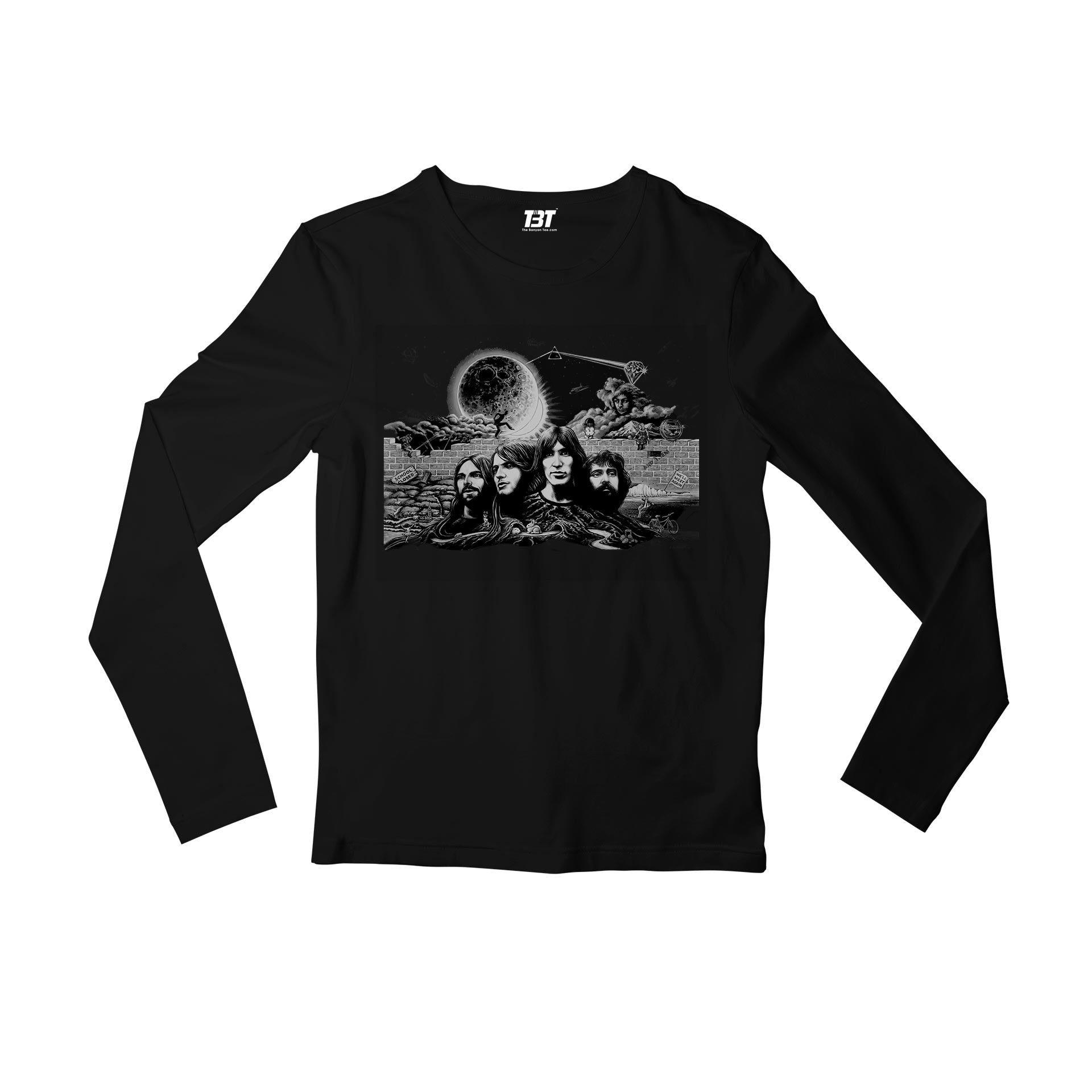 Pink Floyd The Banyan Tee Full Sleeves Long Sleeve for men girl combo under 200 best brand T-shirt - The Banyan Tee TBT