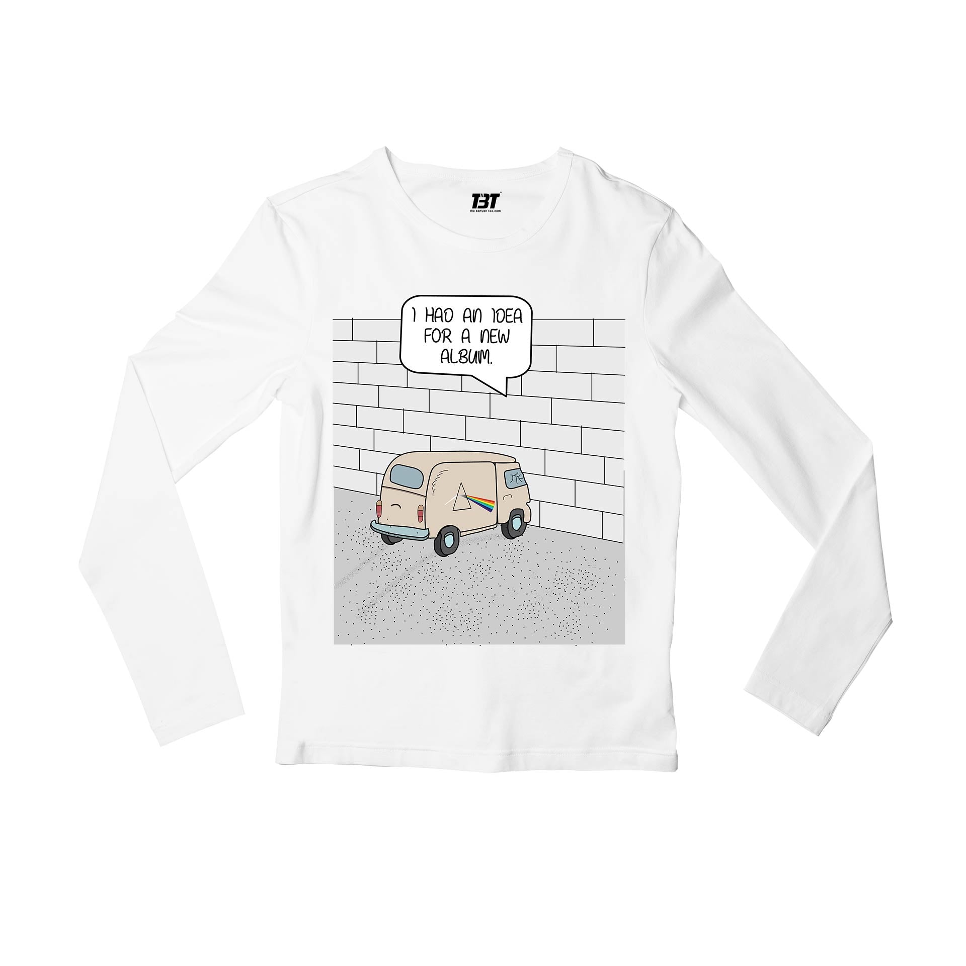 The Wall Pink Floyd Full Sleeves Long Sleeve for men girl combo under 200 best brand T-shirt - The Banyan Tee TBT