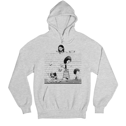 The Wall Pink Floyd Hoodie - The Wall Hooded Sweatshirt The Banyan Tee TBT for men women black mens essential