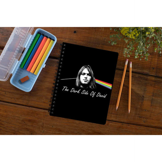 The Dark Side Of David Pink Floyd Notebook Notebook The Banyan Tee TBT