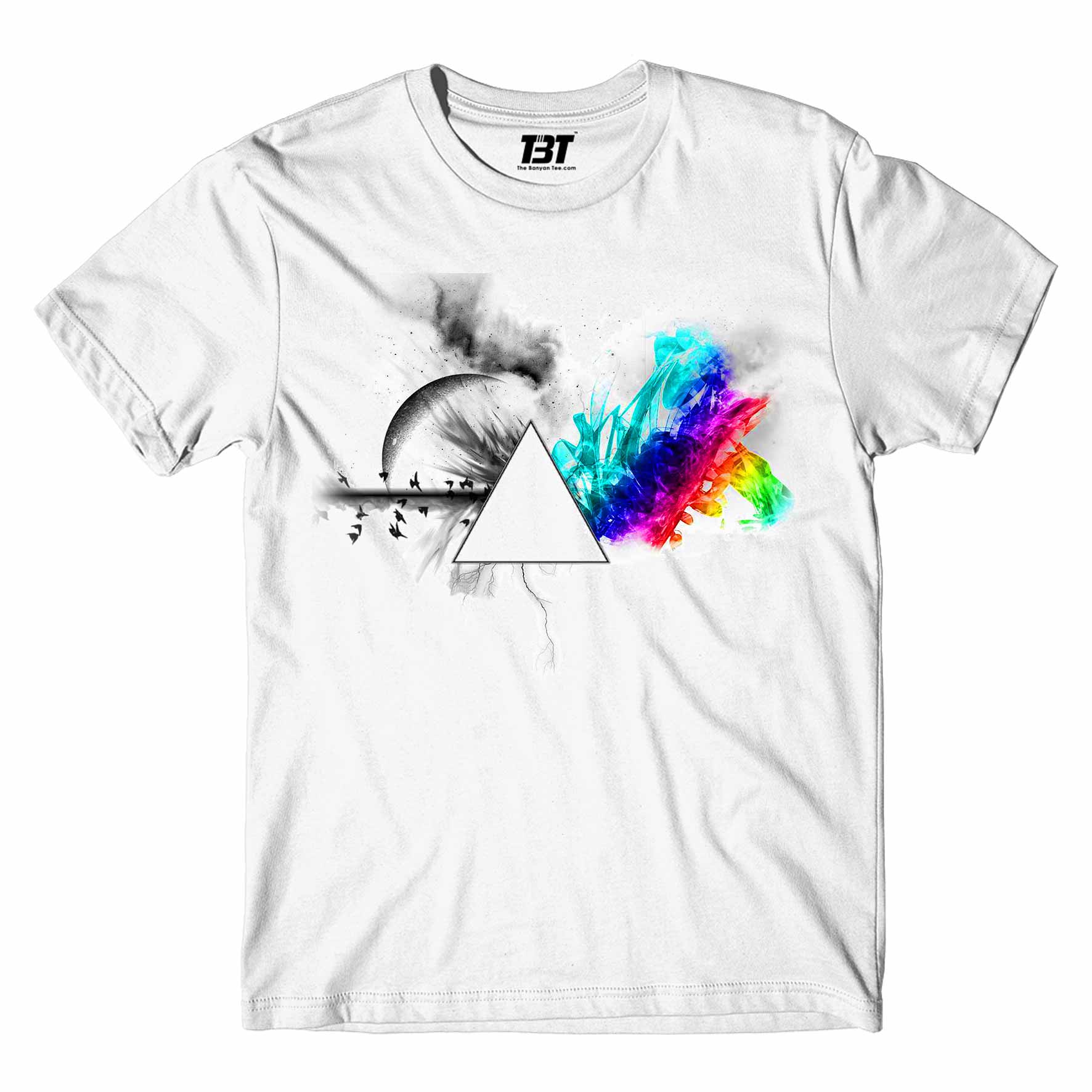 Dark Side Of The Moon Pink Floyd T-shirt T-shirt The Banyan Tee TBT sports mens india full meesho women boys flipkart