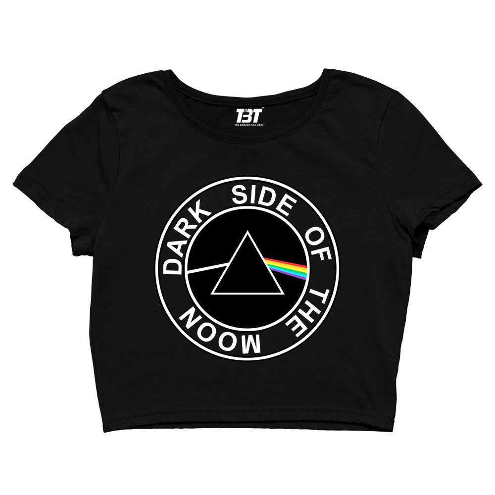 Pink Floyd Crop Top - Dark Side Of The Moon Crop Top The Banyan Tee TBT sports mens india full meesho women boys flipkart