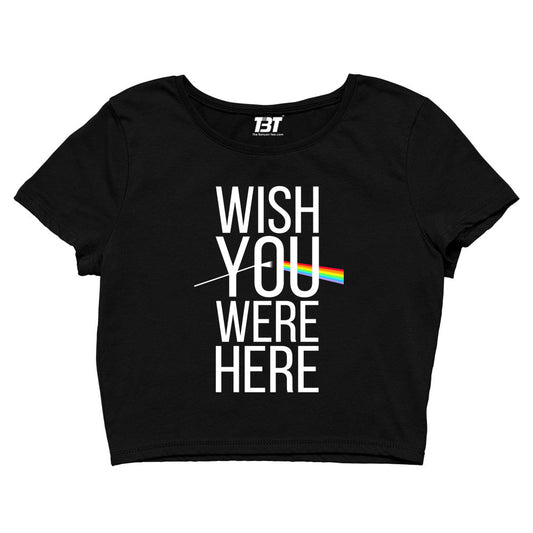 Wish You Were Here Pink Floyd Crop Top The Banyan Tee TBT sports mens india full meesho women boys flipkart