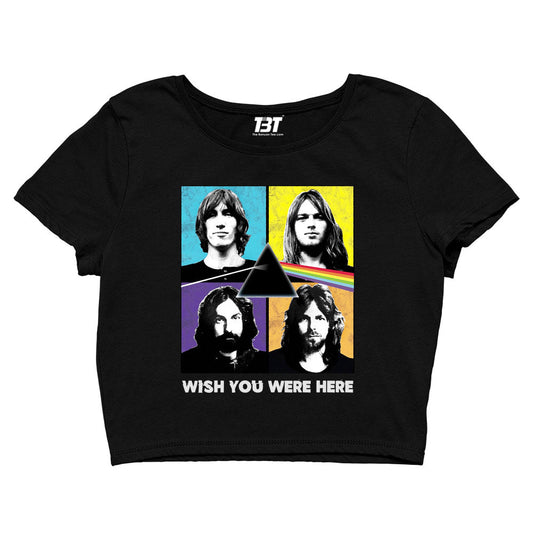 Wish You Were Here Pink Floyd Crop Top Crop Top The Banyan Tee TBT sports mens india full meesho women boys flipkart