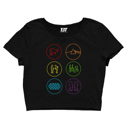Album Art Pink Floyd Crop Top Crop Top The Banyan Tee TBT sports mens india full meesho women boys flipkart