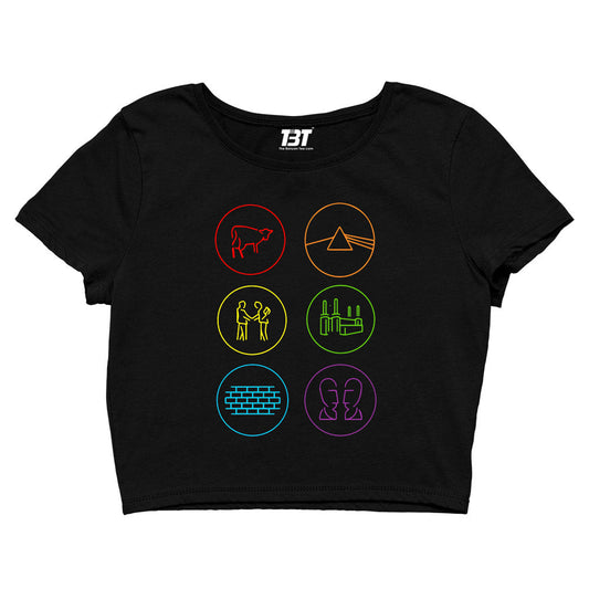 Album Art Pink Floyd Crop Top Crop Top The Banyan Tee TBT sports mens india full meesho women boys flipkart