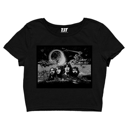 Fan Art Pink Floyd Crop Top Crop Top The Banyan Tee TBT sports mens india full meesho women boys flipkart