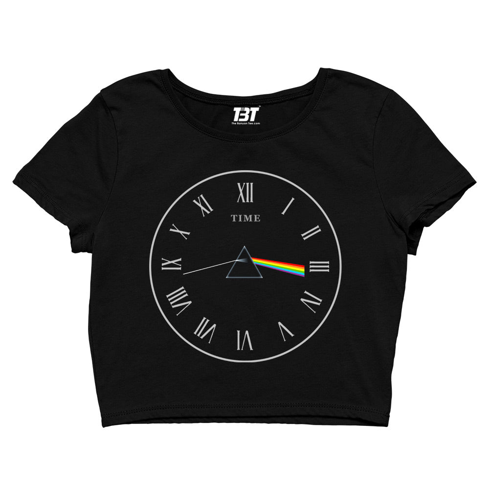 Pink Floyd Crop Top - Time Crop Top The Banyan Tee TBT sports mens india full meesho women boys flipkart