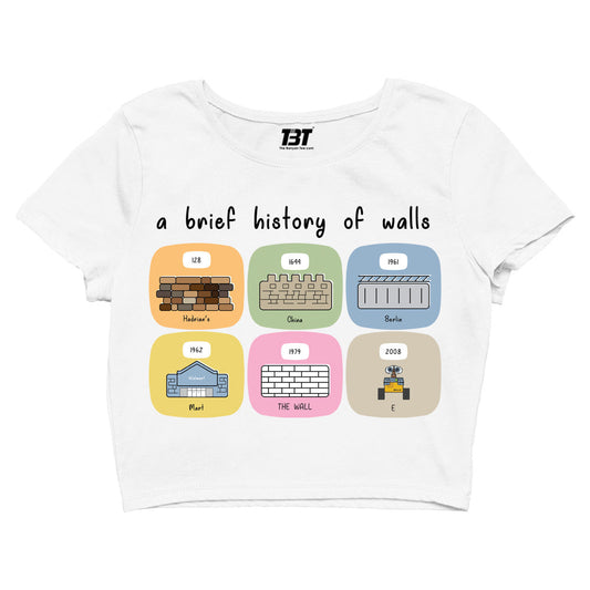 A Brief History Of Walls Pink Floyd Crop Top The Banyan Tee TBT sports mens india full meesho women boys flipkart