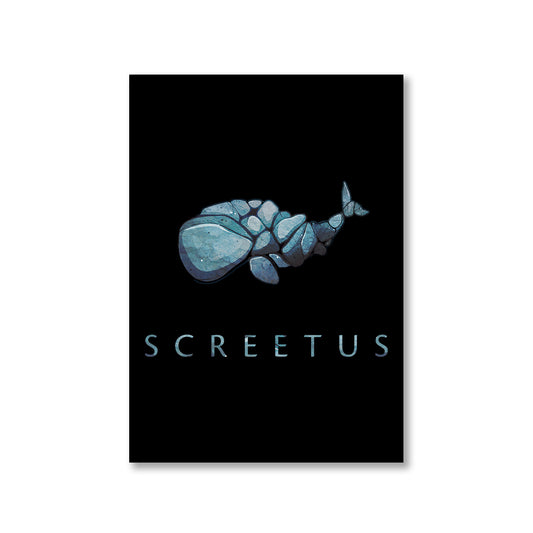 screetus logo poster wall art buy online india the banyan tee tbt a4