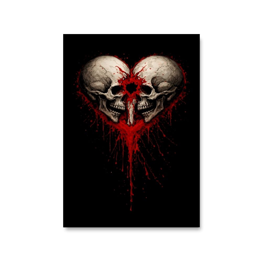 bullet for my valentine bullet heart poster wall art buy online india the banyan tee tbt 8 x 10 