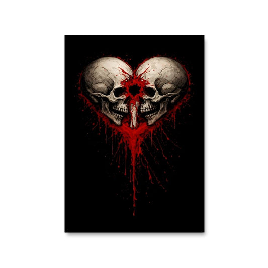 bullet for my valentine bullet heart poster wall art buy online india the banyan tee tbt 8 x 10 