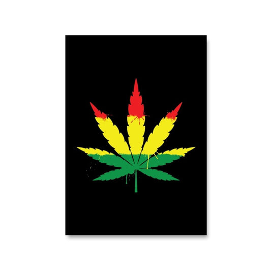 bob marley unity leaf poster wall art buy online india the banyan tee tbt 8 x 10 