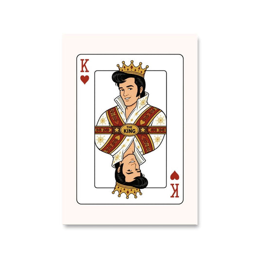 elvis presley the king of rock and roll poster wall art buy online india the banyan tee tbt 8 x 10 