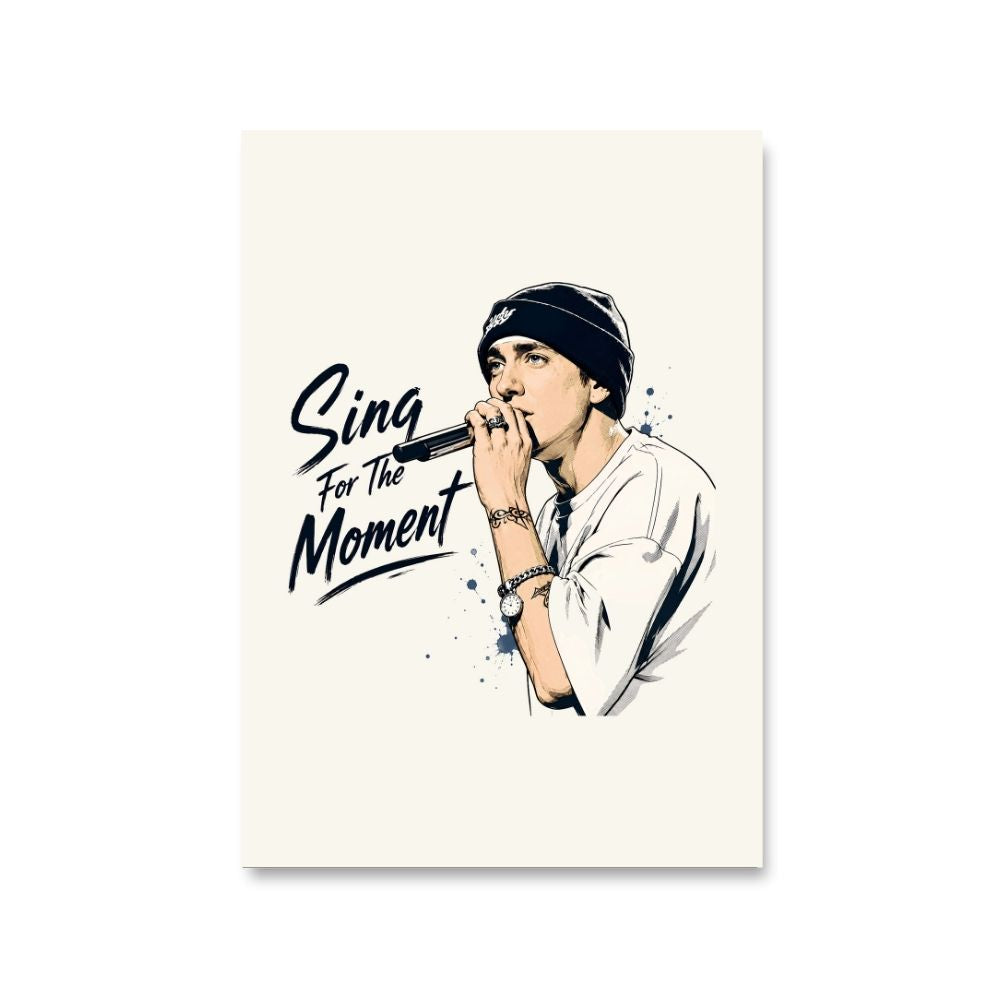eminem sing for the moment poster wall art buy online india the banyan tee tbt 8 x 10 
