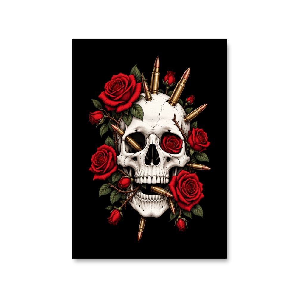 guns n' roses bullet bloom poster wall art buy online india the banyan tee tbt 8 x 10 
