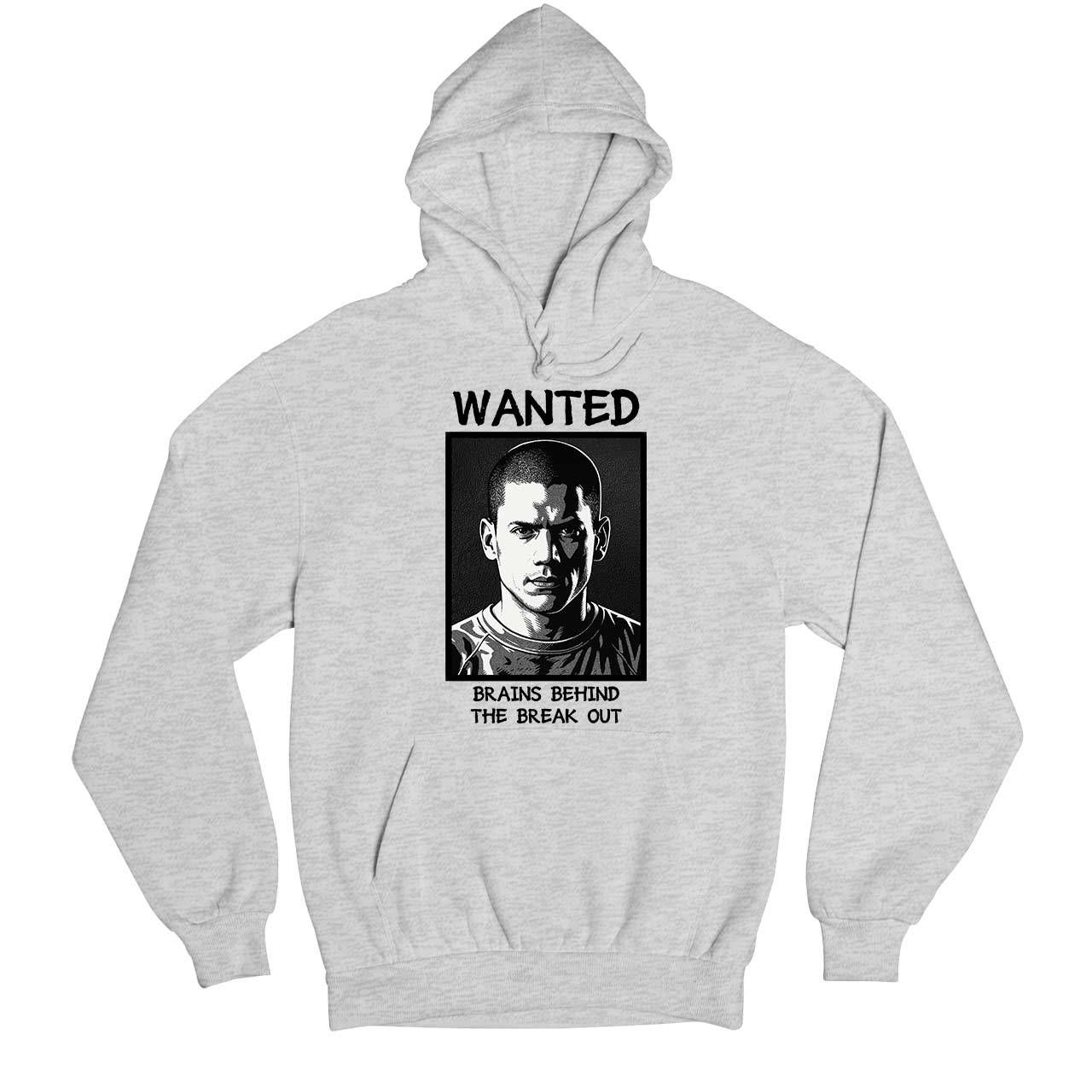 prison break brains behind the breakout hoodie hooded sweatshirt winterwear tv & movies buy online india the banyan tee tbt men women girls boys unisex gray