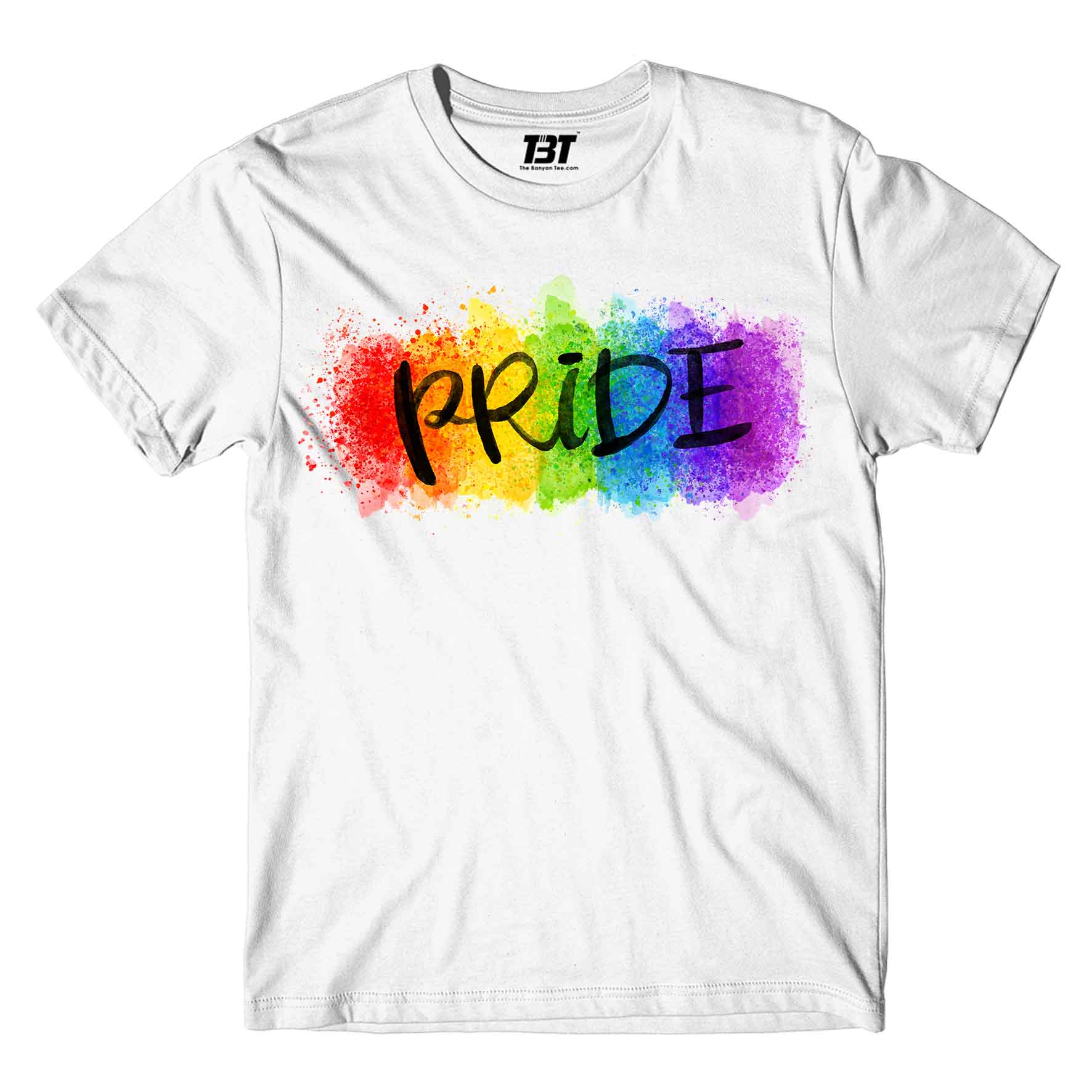 pride pride t-shirt printed graphic stylish buy online india the banyan tee tbt men women girls boys unisex white - lgbtqia+