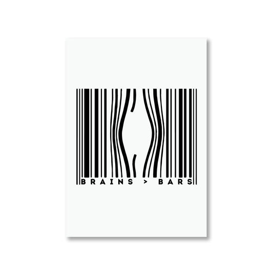 prison break brains above bars poster wall art buy online india the banyan tee tbt a4