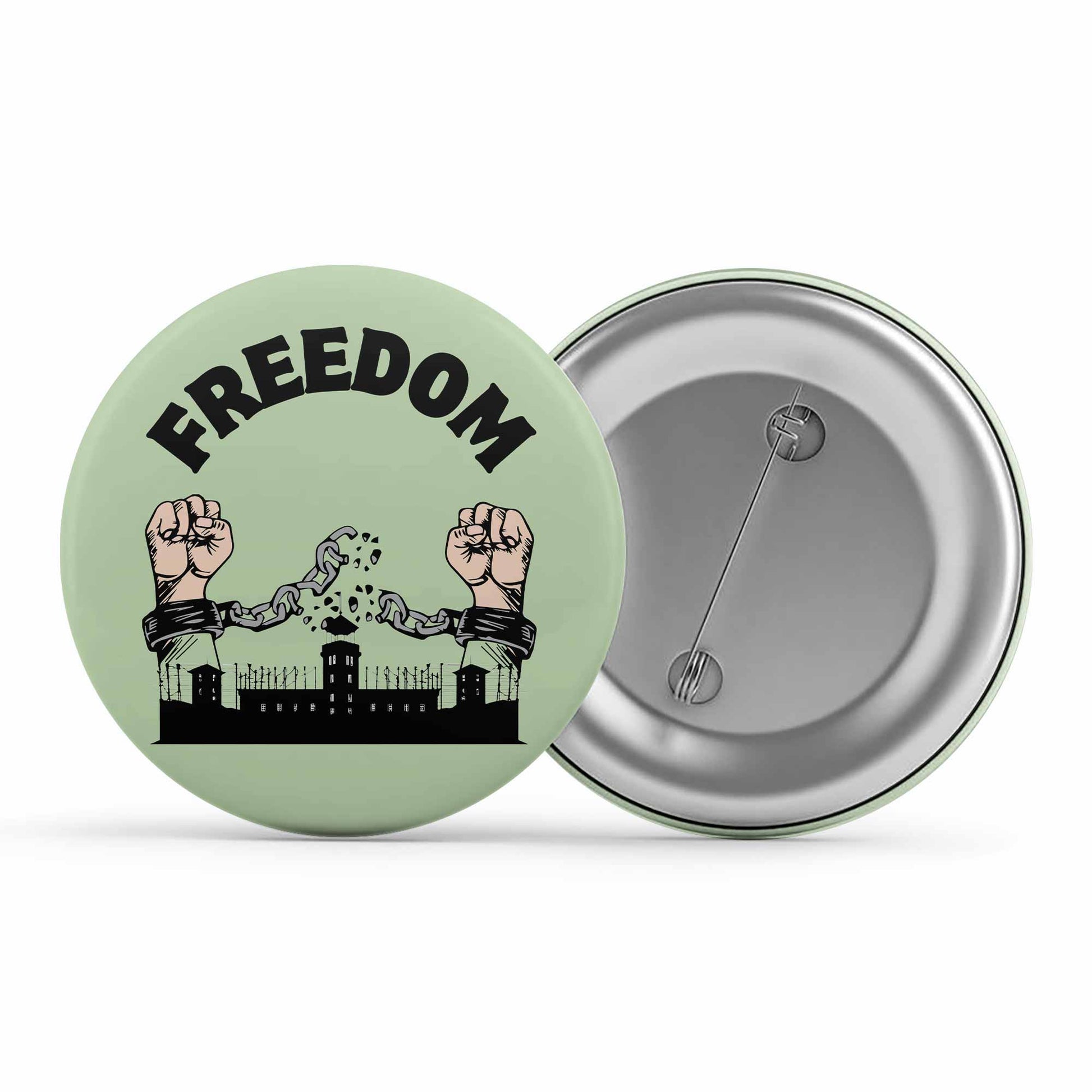 prison break freedom badge pin button tv & movies buy online india the banyan tee tbt men women girls boys unisex  