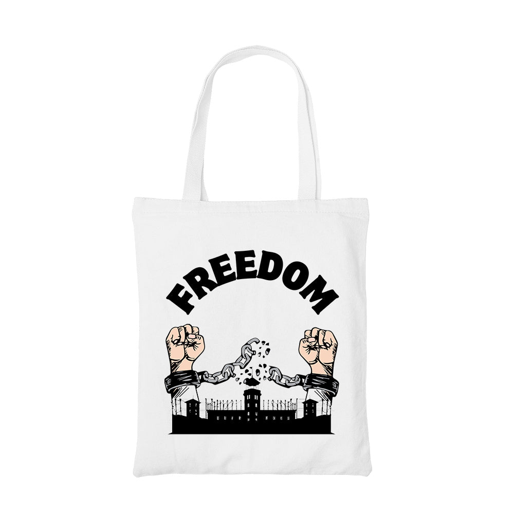 prison break freedom tote bag cotton printed tv & movies buy online india the banyan tee tbt men women girls boys unisex  