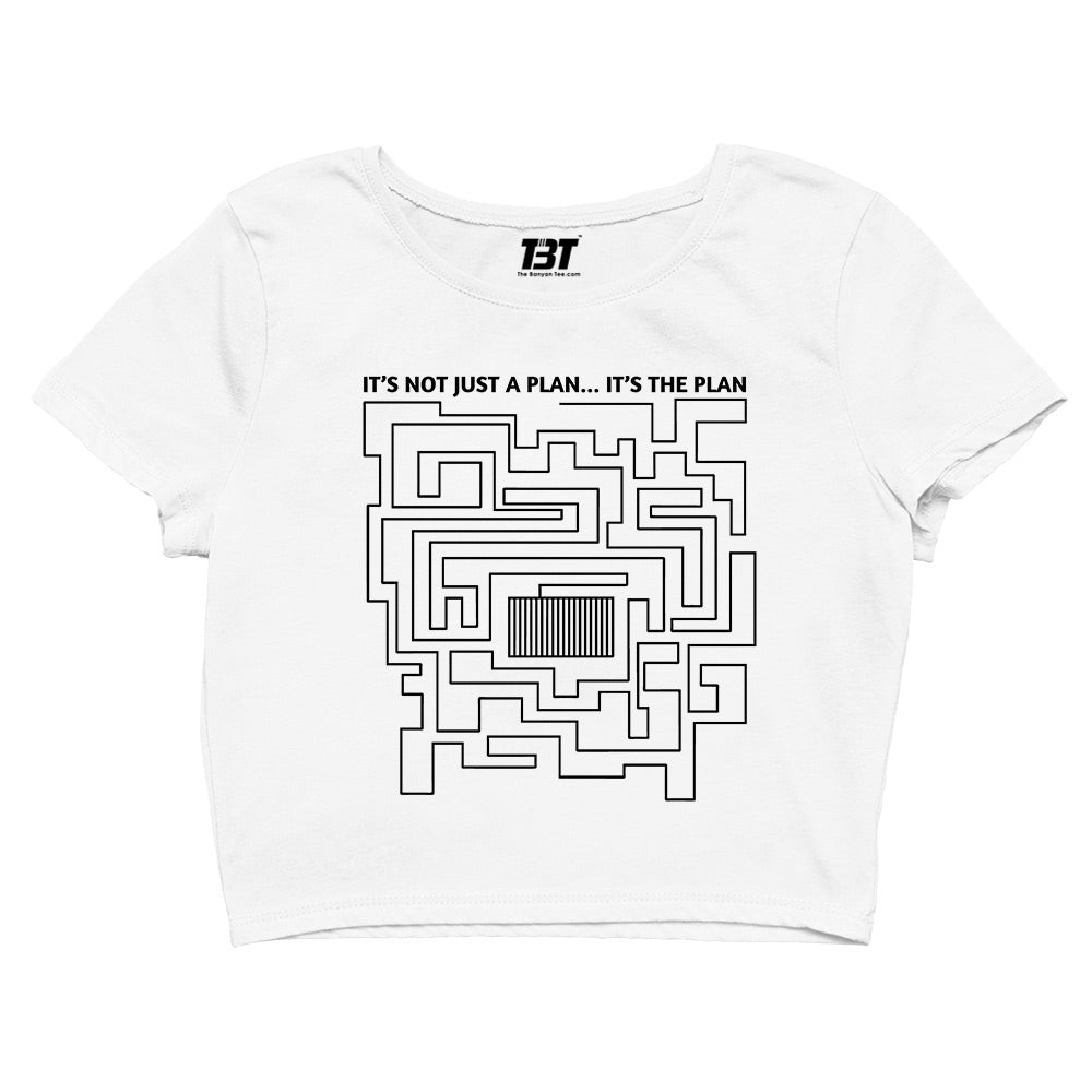 prison break the plan crop top tv & movies buy online india the banyan tee tbt men women girls boys unisex s