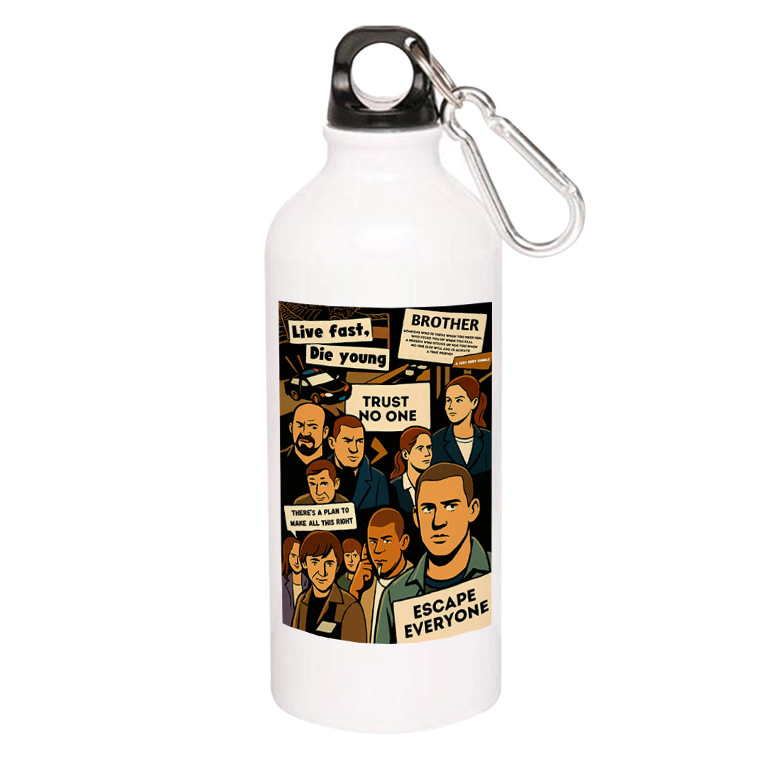 prison break escape everyone sipper steel water bottle flask gym shaker tv & movies buy online india the banyan tee tbt men women girls boys unisex  