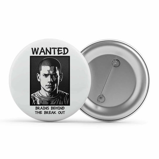 prison break brains behind the breakout badge pin button tv & movies buy online india the banyan tee tbt men women girls boys unisex  