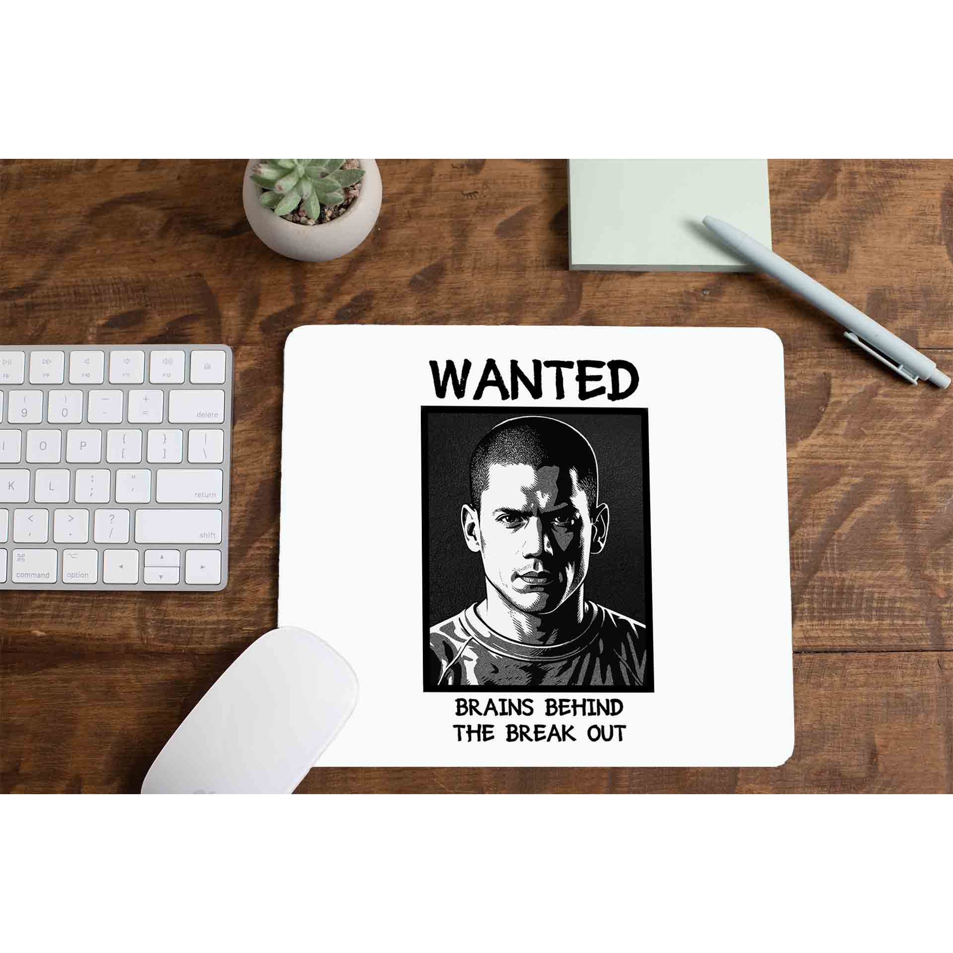 prison break brains behind the breakout mousepad logitech large anime tv & movies buy online india the banyan tee tbt men women girls boys unisex  