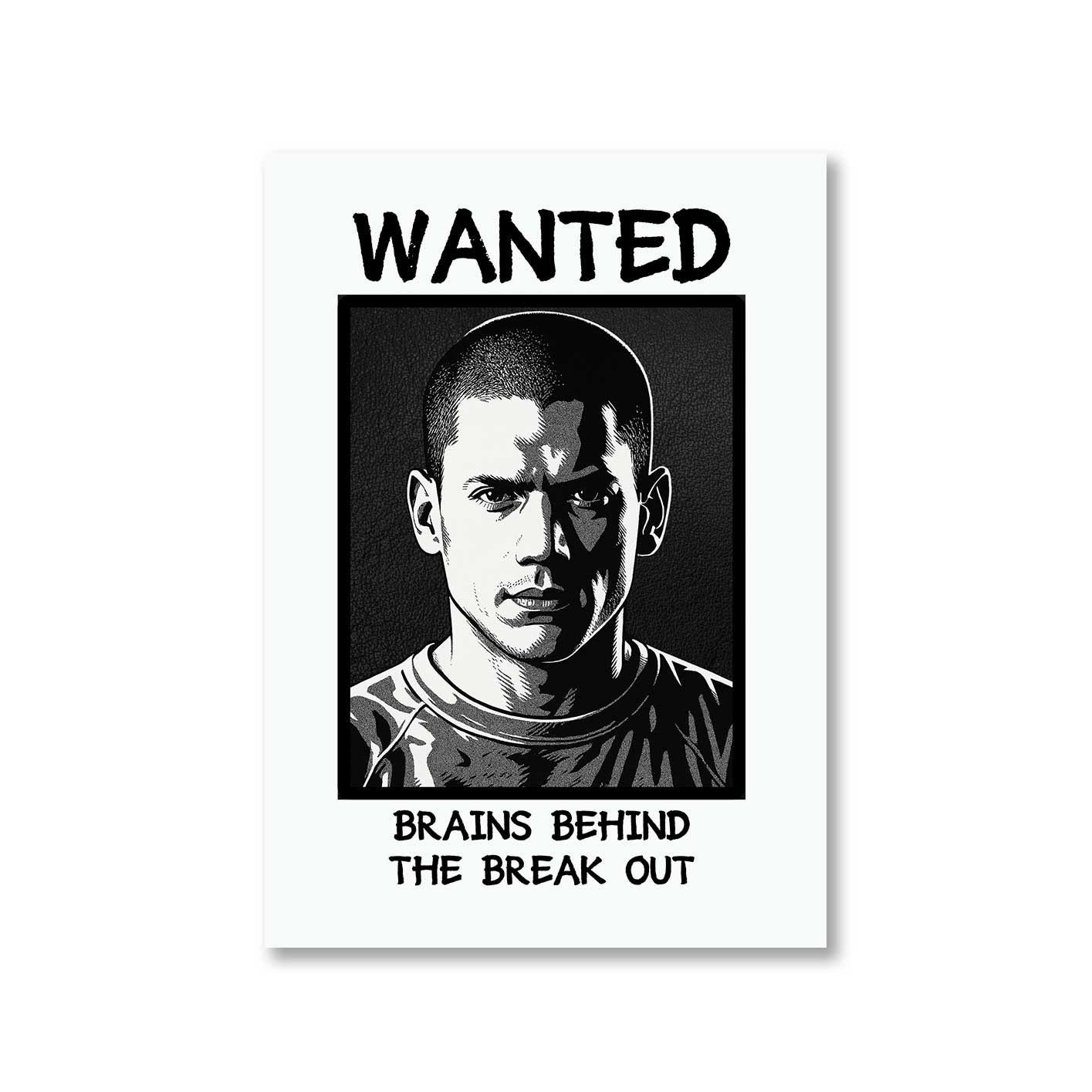 prison break brains behind the breakout poster wall art buy online india the banyan tee tbt a4