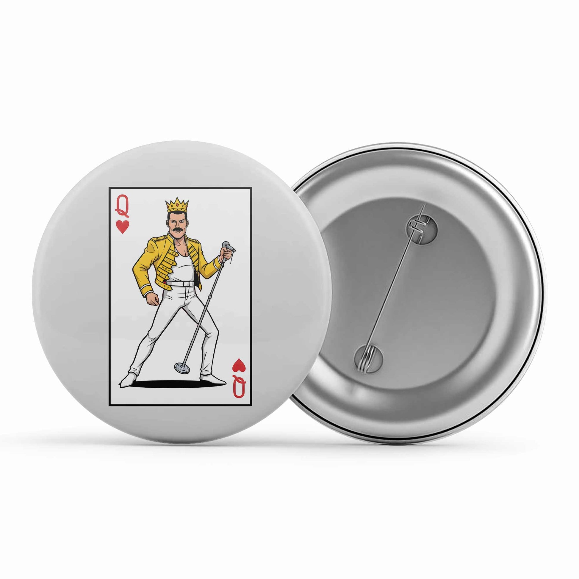 queen the queen of hearts badge pin button music band buy online india the banyan tee tbt men women girls boys unisex  