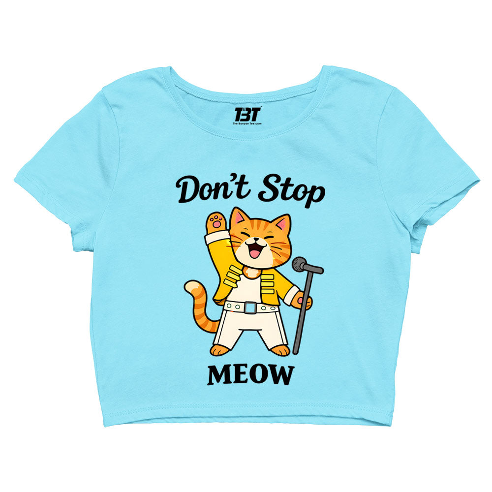 queen don't stop meow crop top music band buy online india the banyan tee tbt men women girls boys unisex s 