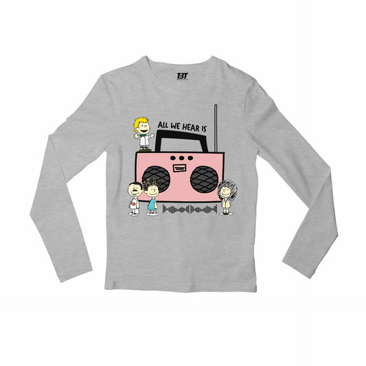queen all we hear is full sleeves long sleeves music band buy online india the banyan tee tbt men women girls boys unisex gray 